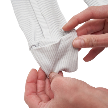 Человечек и шапочка для мальчика Twins Ego Baby Boy, интерлок, р.68, серый (W-192-TEBB68-10) - Pampik - 3