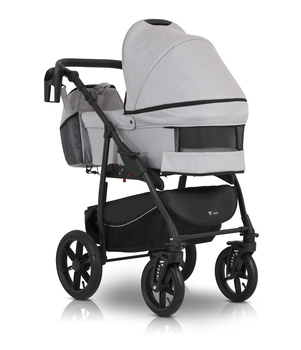 Универсальная коляска 3 в 1 Verdi Sonic Comfort 9023-VC-02 light gray skin - Pampik - 6