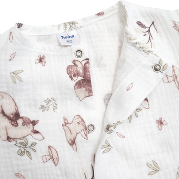 Комплект одежды Twins Print, муслин, р.80, принт в ассортименте (W-102-HTCP80-20) - Pampik - 2