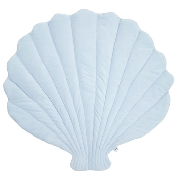 Килимок Twins Мушля, велюр, 90х90 см, блакитний (5001-KTM-04) - Pampik