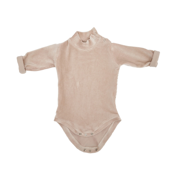 Боди Twins Ego, велюр, р.68, светло-бежевый (W-113-TBEV68-202) - Pampik - 2