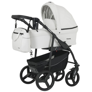 Универсальная коляска 3 в 1 Verdi Travel 9023-VTL-02 white, белый - Pampik