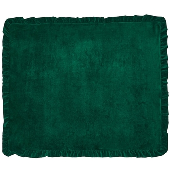 Килимок Twins з рюшкою, велюр, 110х90 см, зелений (5000-KTLW-06) - Pampik