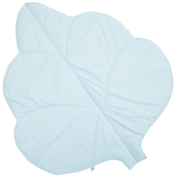 Килимок Twins Листочок, бавовна, 100х120 см, блакитний (5000-KTL-04) - Pampik