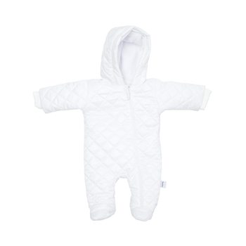 Комбінезон демісезонний Twins Soul, р.56, 0-3 мес., білий (W-163-TS03-01) - Pampik