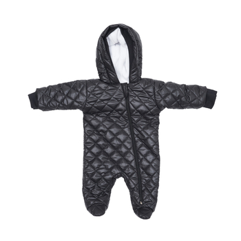 Комбінезон демісезонний Twins Soul, р.56, 0-3 мес., чорний (W-163-TS03-13) - Pampik