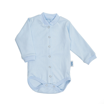 Боди Twins, интерлок, р.80, голубой (W-110-TB-D80-04) - Pampik
