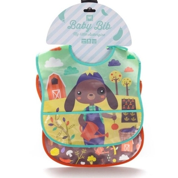 Слинявчик водонепроникний Eurekakids для хлопчика, 6-24 міс, 2 шт., м'ятний (800001/32808) - Pampik - 4