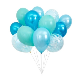 Набір повітряних кульок Meri Meri, 12 шт., блакитний (216487/35947) - Pampik