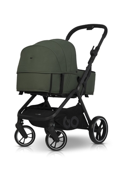 Універсальна коляска 2 в 1 EasyGo Zoya 9023-EGZ/JG jungle green - Pampik - 3