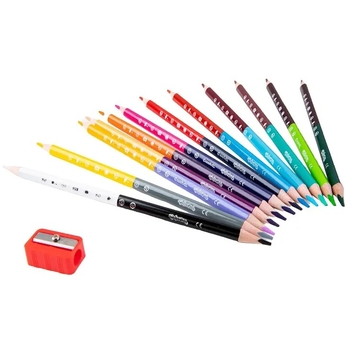 Олівці кольорові Colorino Duo Star Wars, двосторонні, з точилкою, 24 кольори, 12 шт. (89465PTR) - Pampik - 3