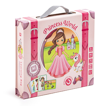 Игровой набор магнитный Eurekakids, розовый (68217005/25196) - Pampik