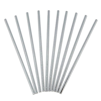 Трубочки для напоїв Meri Meri, паперові, 24 шт., срібний (133075/15015) - Pampik - 2