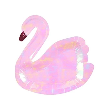 Тарелки бумажные Meri Meri, 8 шт., розовий (168526/29699) - Pampik