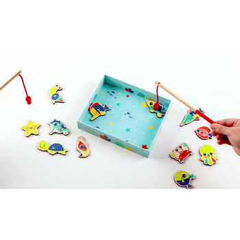 Ігровий набір дерев'яний Eurekakids Риболовля (691840059/38252) - Pampik - 2