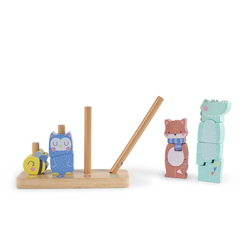 Ігровий набір дерев'яний Eurekakids Піраміда (69180527/37606) - Pampik - 5