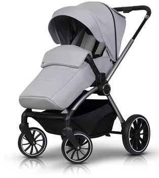 Універсальна коляска 2 в 1 EasyGo Giro 9023-EGG-10 grey - Pampik - 4