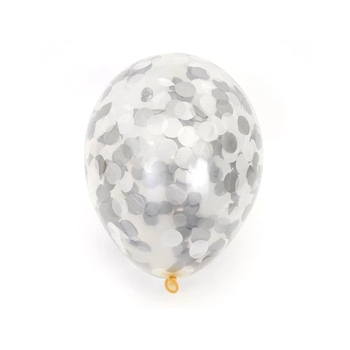 Набір повітряних кульок Meri Meri, 12 шт., срібний (216496/35968) - Pampik - 3