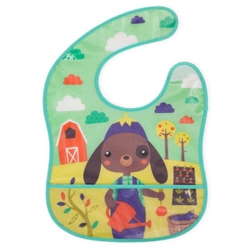 Слинявчик водонепроникний Eurekakids для хлопчика, 6-24 міс, 2 шт., м'ятний (800001/32808) - Pampik - 3