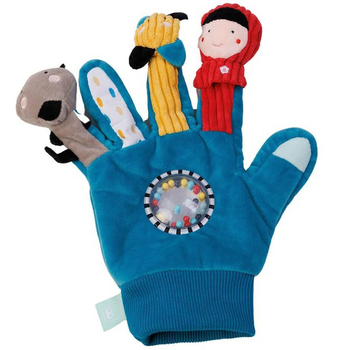 Іграшка м'яка на руку Eurekakids Рукавичка, синій (69180033/37600) - Pampik