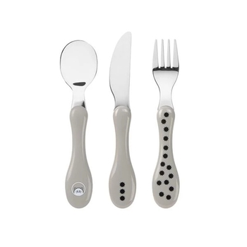 Набір дитячих столових приборів Lassig Кіт, 3 шт. (1210073108/35858) - Pampik