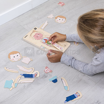 Пазл деревянный обучающий Eurekakids Мальчик (07092242/32804) - Pampik - 4