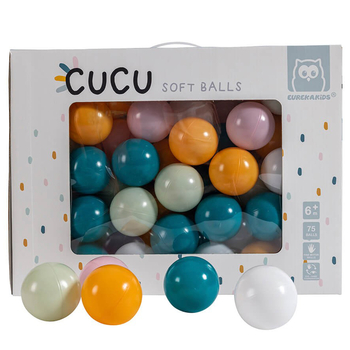 Набор пластмассовых мячей Eurekakids (69180045/37602) - Pampik - 2