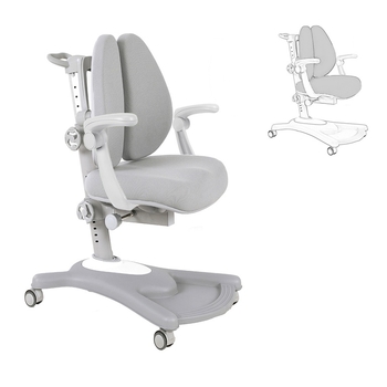 Дитяче крісло FunDesk Fortuna Grey з підлокітниками - Pampik - 9