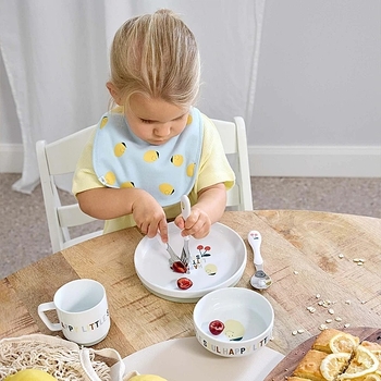 Набор детских столовых приборов Lassig, 3 шт., белый (12100739001/38323) - Pampik - 5