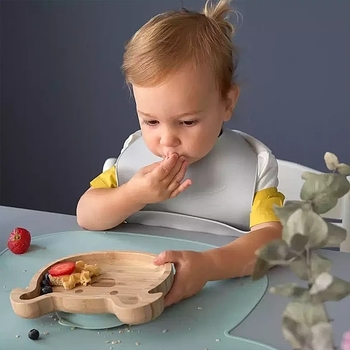 Коврик силиконовый Lassig, 50х36 см, серый (1310034253/30405) - Pampik - 5