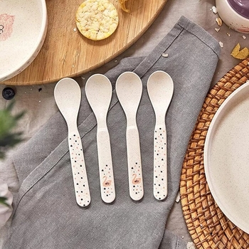 Набір дитячих ложок Lassig Лебідь, 4 шт. (1310067741/35856) - Pampik - 2