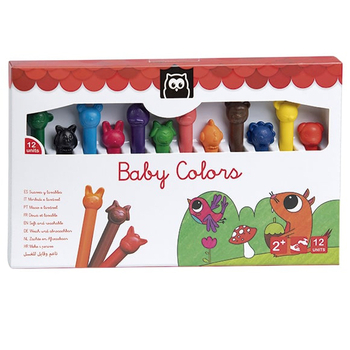 Набор восковых мелков Eurekakids, 12 шт. (41655334/32813) - Pampik