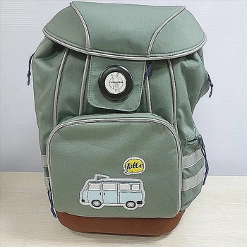 Рюкзак дитячий Lassig з пеналом, холдером, гаманцем та сумкою, сірий (1205001462/34439) - Pampik - 8