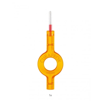Дорожній набір по догляду за ротовою порожниною Curaprox Travel Set Yellow: Розкладна щітка CS5460 Ultra Soft + Зубна паста Be You, 10 мл + Йоржики, 2 шт. + Тревел-кейс - Pampik - 4
