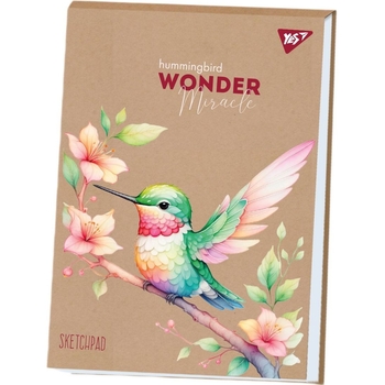 Альбом для малювання Yes Hummingbird A4, 30 аркушів (130580) - Pampik