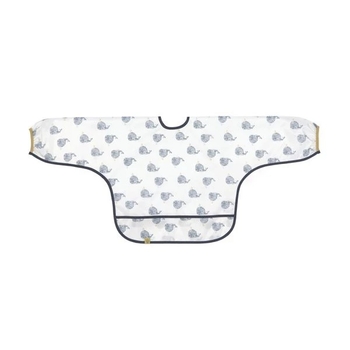 Нагрудник Lassig Кит з довгими рукавами (1311009452/35841) - Pampik