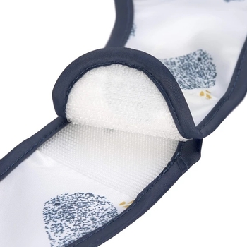 Слинявчик водонепроникний Lassig Кит з кишенею, синій (1311012452/35817) - Pampik - 4