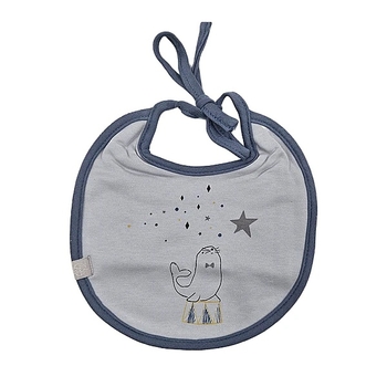 Слинявчики водонепроникні Lassig, бавовна, 2 шт., синій (1311016466/35792) - Pampik - 4