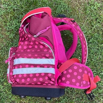 Рюкзак дитячий Lassig з пеналом, холдером, гаманцем та сумкою, червоний (LSCSET1119/17195) - Pampik - 6