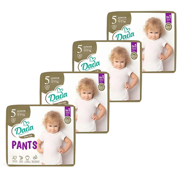 Подгузники-трусики Dada Extra Soft 5 (12-17 кг), 120 шт. (4 уп. по 30 шт.) - Pampik