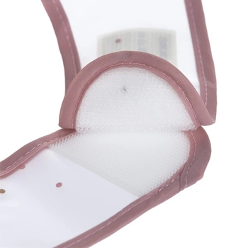 Слинявчик водонепроникний Lassig Шиншила з кишенею, 2 шт., біло-рожевий (1311017329/35818) - Pampik - 4