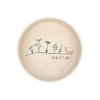 Тарелка глубокая Lassig, целлюлоза, антискользящая, 13.4х4.8 см, бежевый (1310064964/38325) - Pampik - 2