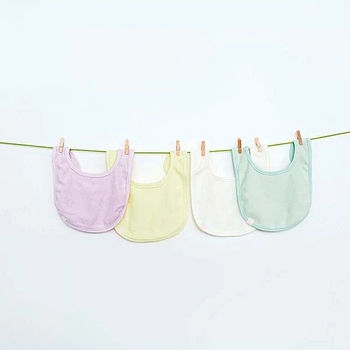 Слинявчики Lassig, бавовна, 3 шт., салатовий (LTEXBNB003/15853) - Pampik - 4