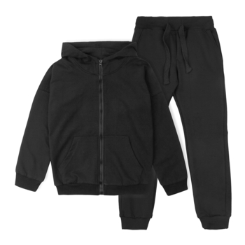 Спортивний костюм Garnamama Basic Jacket 134 Чорний (1012561.1370896) - Pampik