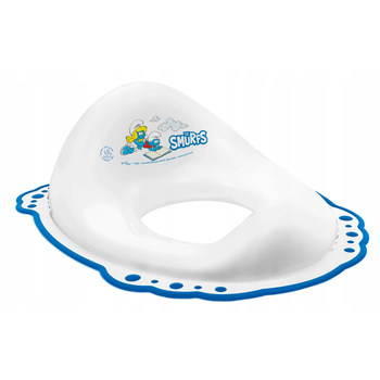 Накладка на унитаз Maltex Smurfs 2K, белый с голубым (1413_37) - Pampik