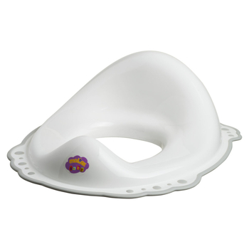 Накладка на унитаз Maltex 2K, белый с серым (7224_01) - Pampik