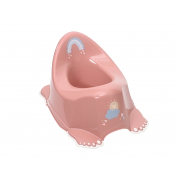 Горшок Tega Baby Meteo Pink Pearl, антискользящий, с музыкой, пудровый (PO-079-123) - Pampik