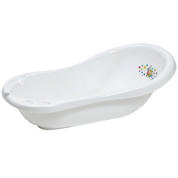 Ванночка Maltex Bears & Friends зі зливом, 84 см, білий (1001BF 1001_60) - Pampik