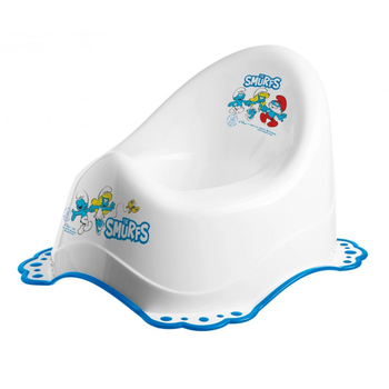Горшок Maltex Smurfs 2K, белый с голубым (1411_37) - Pampik