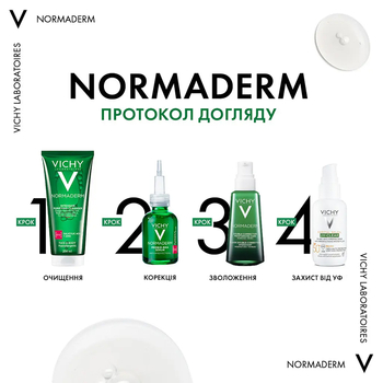 Гель для глибокого очищення Vichy Normaderm, для жирної, схильної до недоліків шкіри обличчя та тіла, 200 мл - Pampik - 11